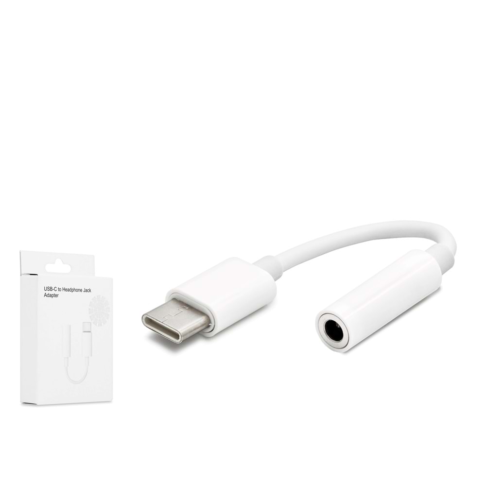 Hadron Hdx1040 Type-C To 3.5Mm F Çevirici Beyaz