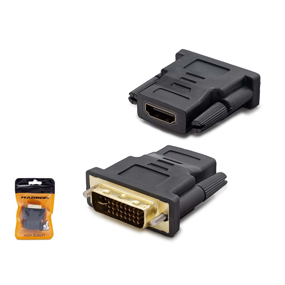 Hadron Hdx1260 Dvi To Hdmi F Çevirici 24+5 Siyah