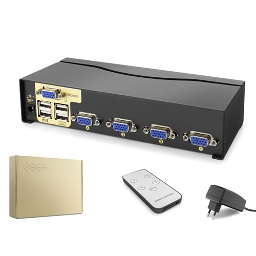 Hadron Hdx1381 Vga Kvm Switch 4 Port