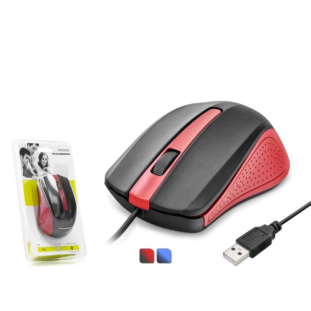 Hadron Hdx3256 Kablolu Mouse 800/1400 Dpi 113Cm Siyah