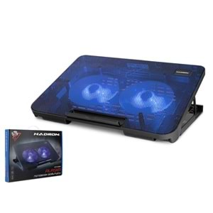 Hadron Hdx4252 Notebook Soğutucu 2 Fan Led Siyah