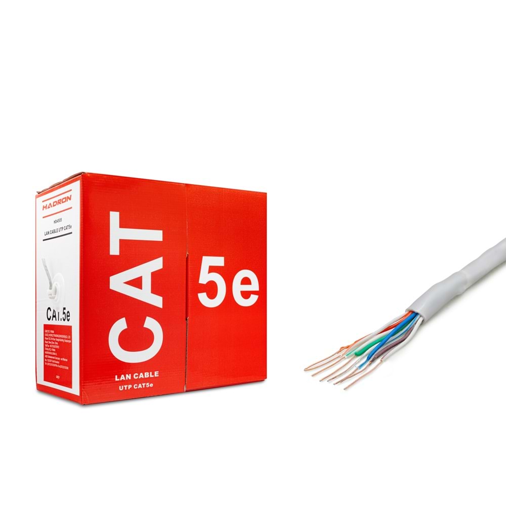 Hadron Hdx5013 Cat5 Kablo 24Avg 38Mm Od5.0 305M Gri