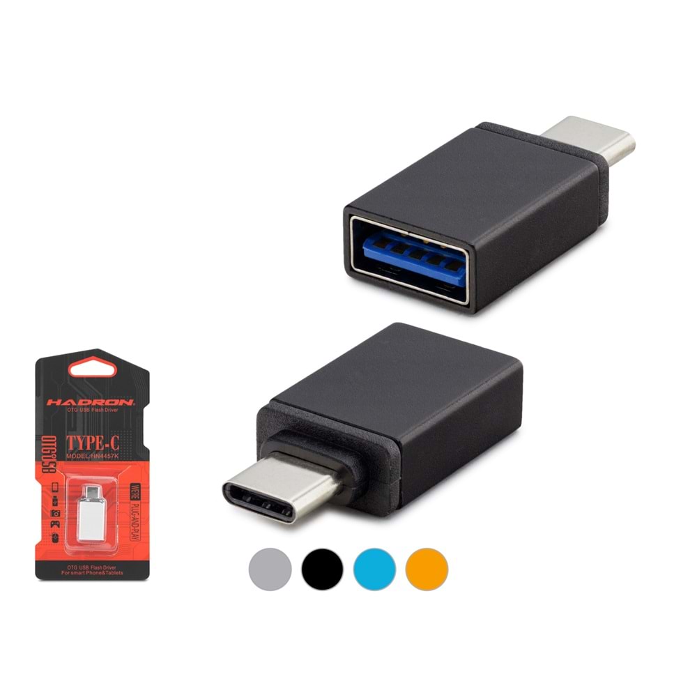 Hadron Hdx5051 Type-C To Usb F Çevirici Metal Çok Renkli