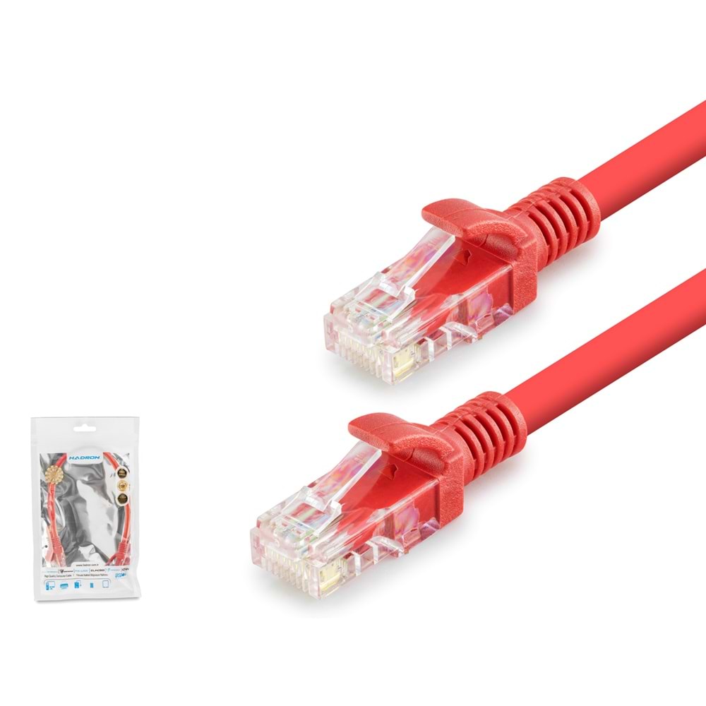 Hadron Hdx5106 Cat7 Kablo 1000Gbt 250Mhz 60Cm Kırmızı