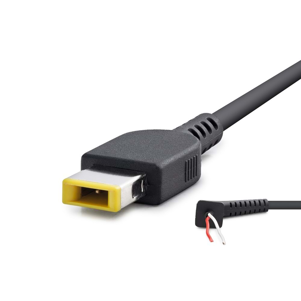 Hadron Hdx5515 Notebook Adaptör Tamir Kablosu Yoga Lenovo 30W-90W 1.2M Siyah