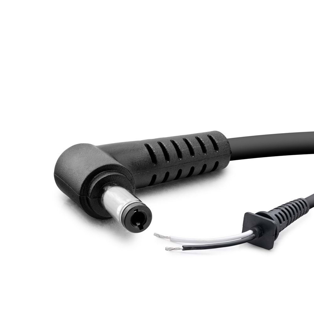 Hadron Hdx5563 Notebook Adaptör Tamir Kablosu 5.5*2.5 L Tip Asus/Toshiba 120W-150W 1.2M Siyah