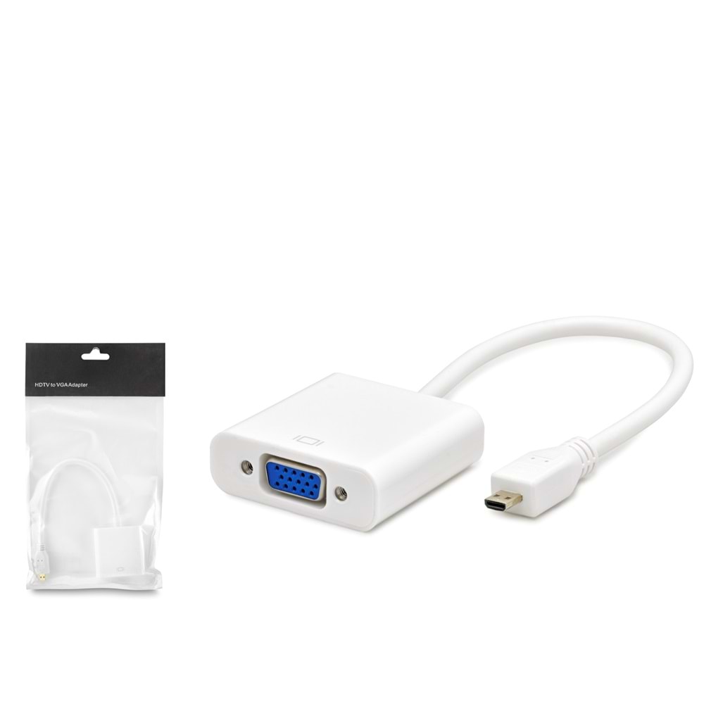 Hadron Hdx7810 Usb Micro To Vga F Çevirici Beyaz