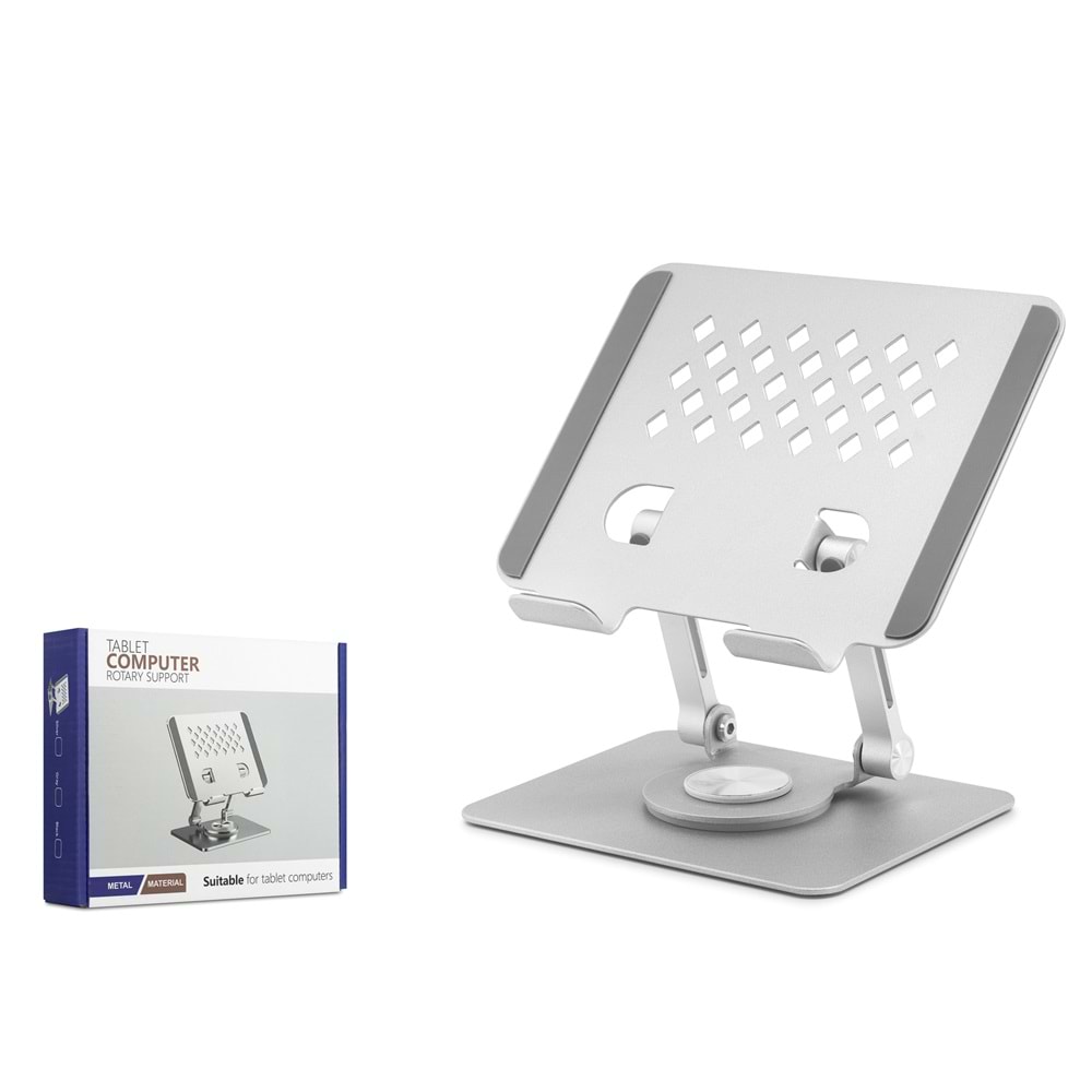 Hadron HDX8021 Laptop Tablet Standı Metal 150*130mm Silver