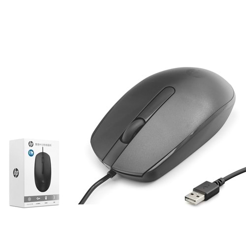 HP M10 USB Optik Mouse 1200 DPI 3 Tuş Siyah