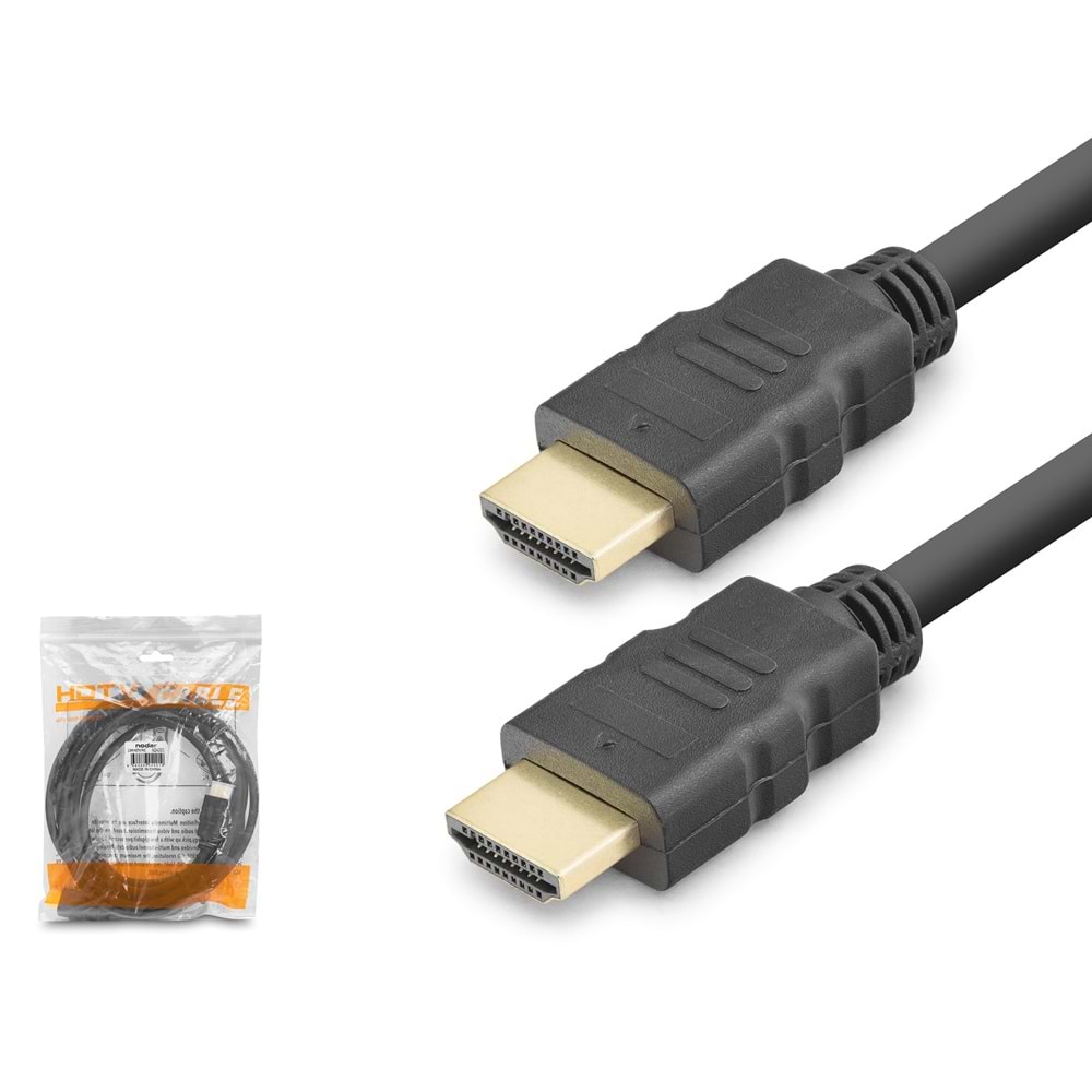 Nodar ND4001 HDMI Kablo OD6.0 PVC 1.5 Metre Siyah