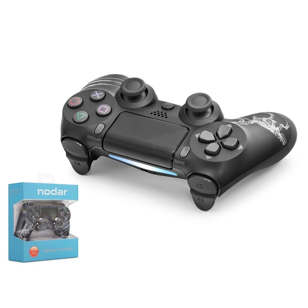 NODAR ND400AF PS4 Uyumlu Kablosuz GamePad Oyun Kolu Siyah