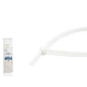 Nodar ND4806B Kablo Bağı 3.6*380 100Lü Paket Beyaz