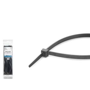 Nodar ND4806S Kablo Bağı 3.6*380 100Lü Paket Siyah