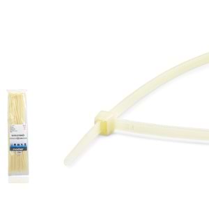Nodar ND4811B Kablo Bağı 4.8*450 100Lü Paket Beyaz