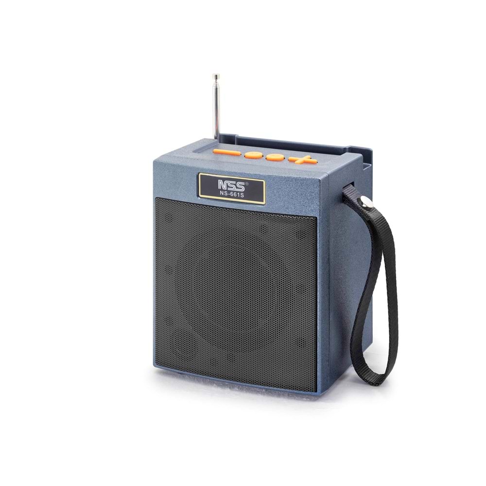 NSS NS661S Bluetooth FM Radyo TWS USB TF AUX Solar Şarjlı Taşınabilir Kamp Hoparlör