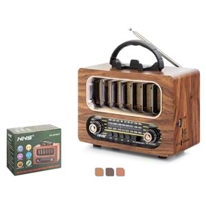 Nns Ns6636Bt Bluetooth Nostalji Speaker 200*104*152mm