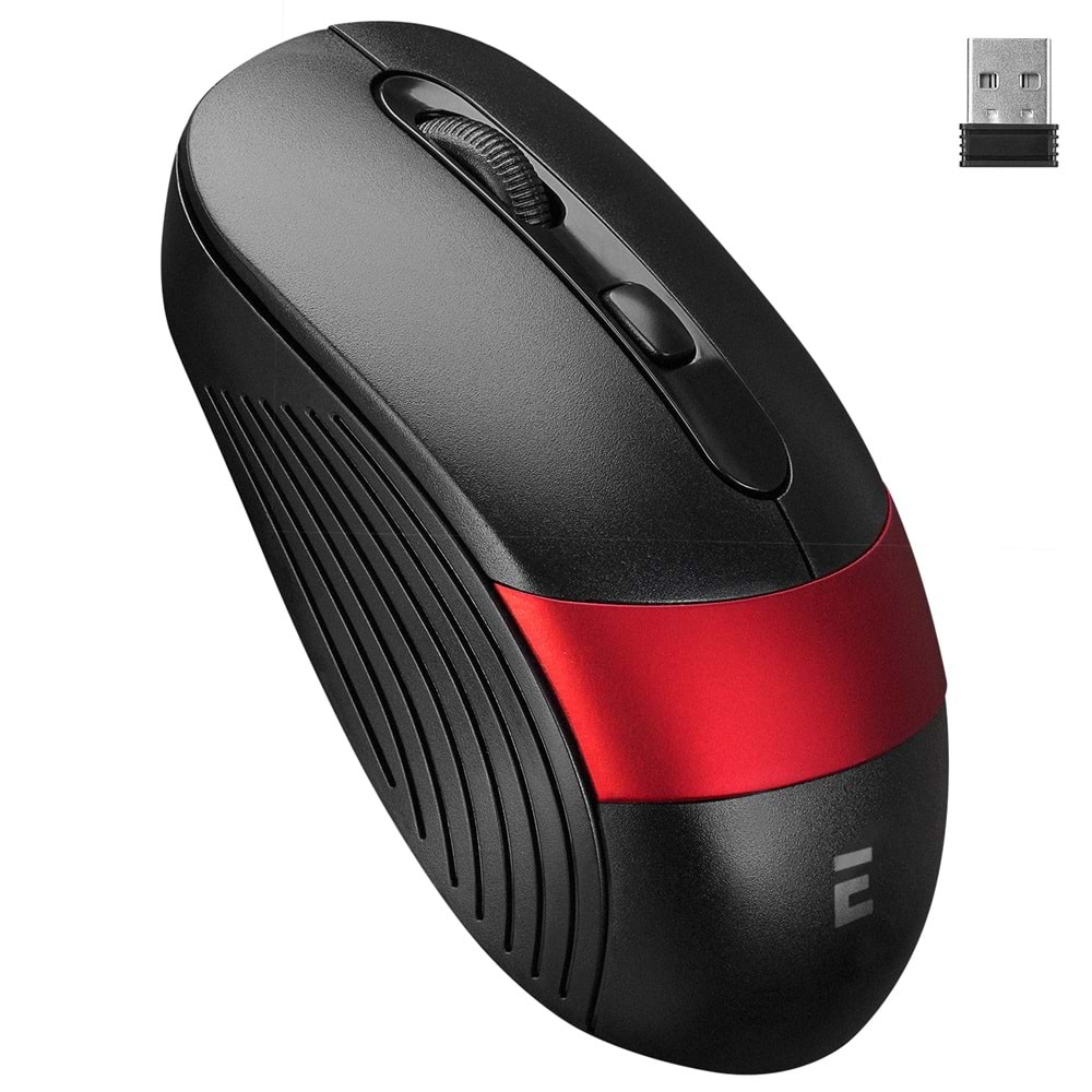 EVEREST SM18SK Kablosuz Mouse 1600 DPI Siyah Kırmızı