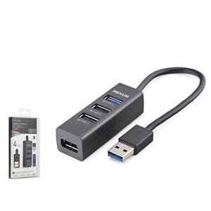 iETOP U3201 USB 3.0 Hub 4 Port 5 Gbps Siyah