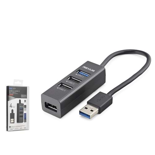 iETOP U3201 USB 3.0 Hub 4 Port 5 Gbps Siyah