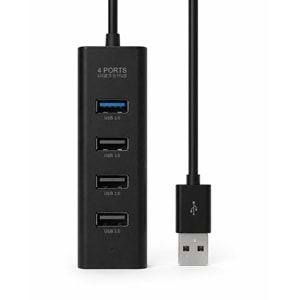 iETOP U3201 USB 3.0 Hub 4 Port 5 Gbps Siyah
